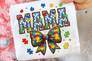 Coquette Autism Mama PNG, Autism, an Illustration by CreationArt (Thumbnail 4 of 9)