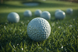 Golf ball stock image, a Photo by ComfortQ