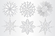 Paper Snowflakes, a Background Graphic by Anna Art (Thumbnail 2 of 2)