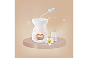 3d Aromatherapy Concept Element Set, an Object Graphic by Bigmouse_art (Thumbnail 6 of 9)