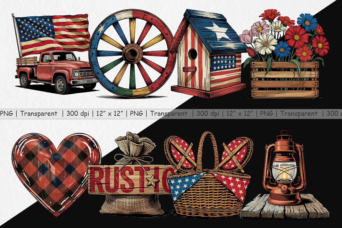 Rustic 4th of July, a Graphic by Artnoy (Photo 2 of 5)