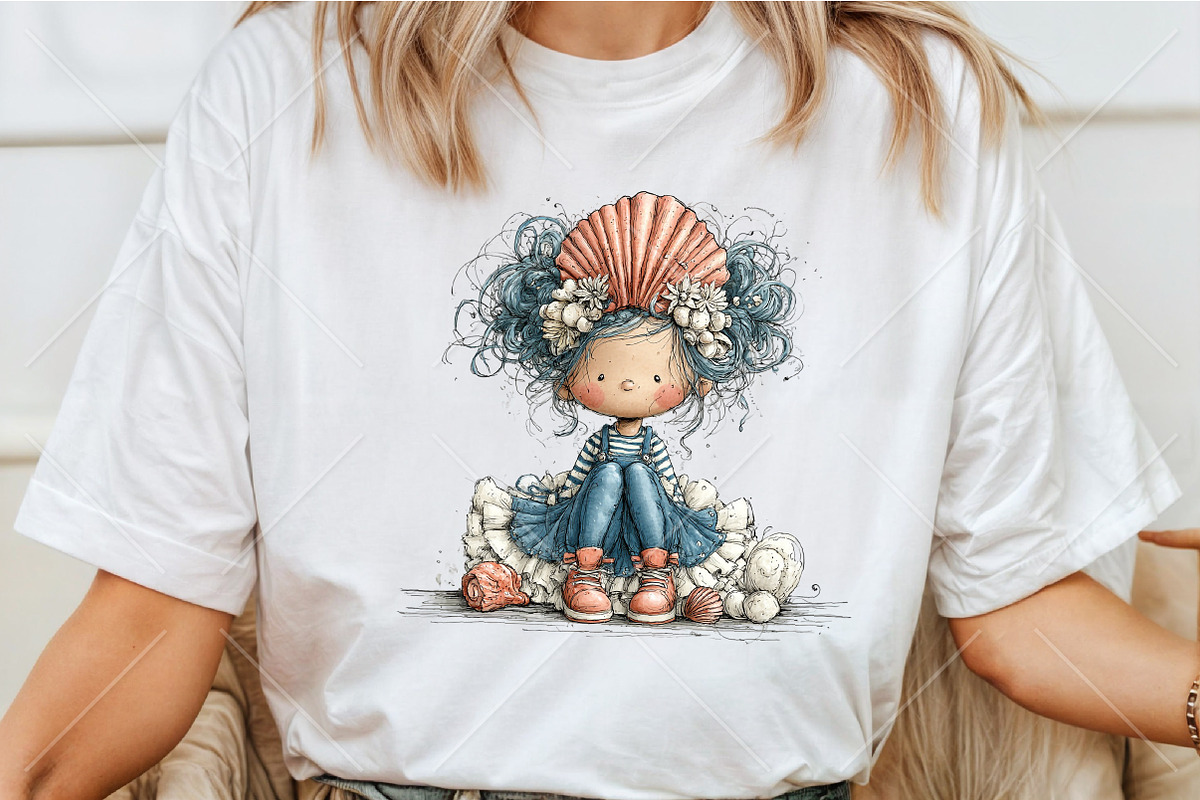 Whimsical Nautical Nursery Baby PNG, a Seasonal Illustration by Canvas Craft (Photo 6 of 10)