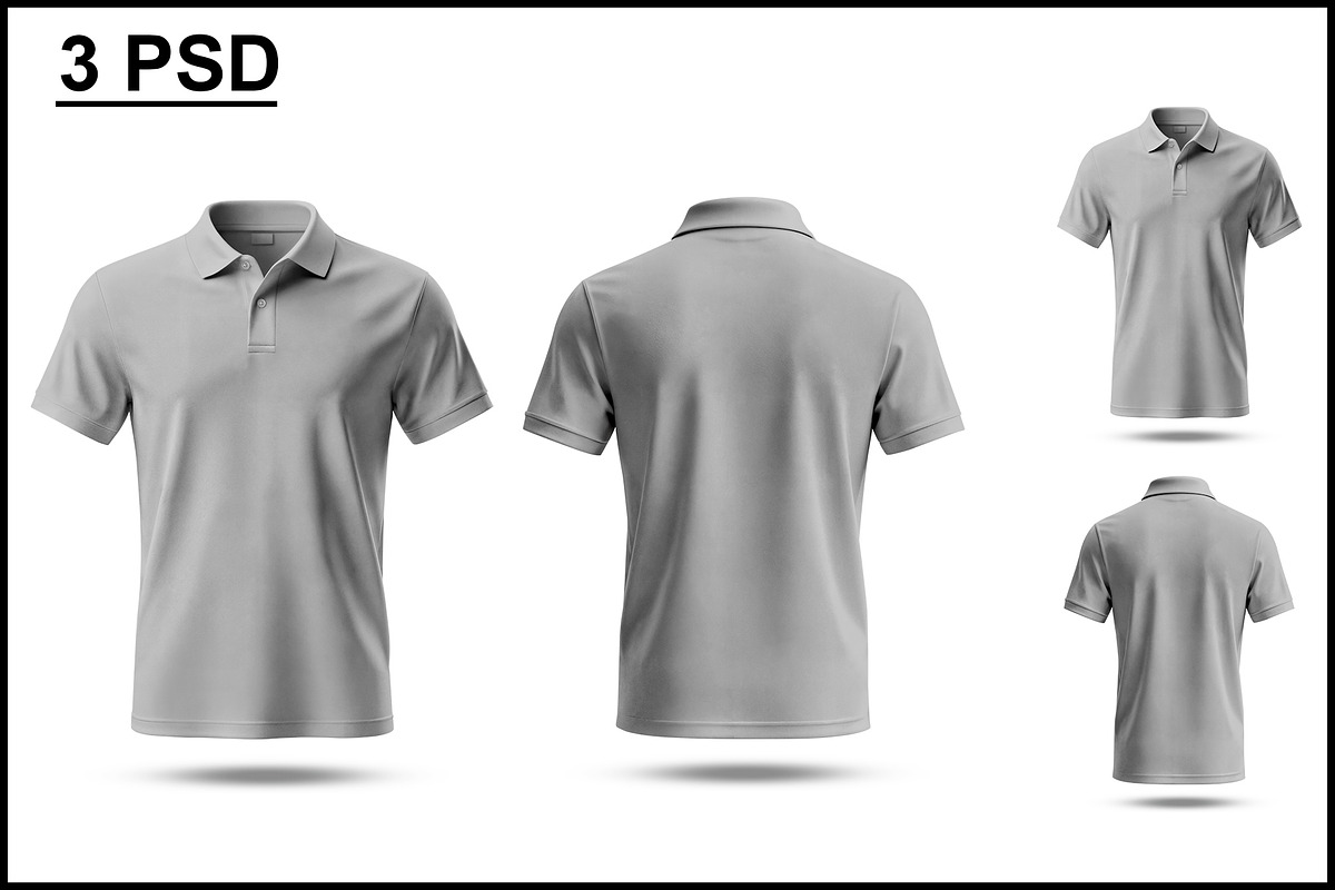 Polo Shirt Mockup, a Shirt Mockup by mockupbuys (Photo 2 of 8)