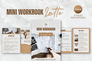 Latte WORKBOOK CANVA TEMPLATE
