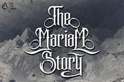 The Mariam story (update), a Blackletter Font by Rvq Type Foundry (Thumbnail 2 of 6)