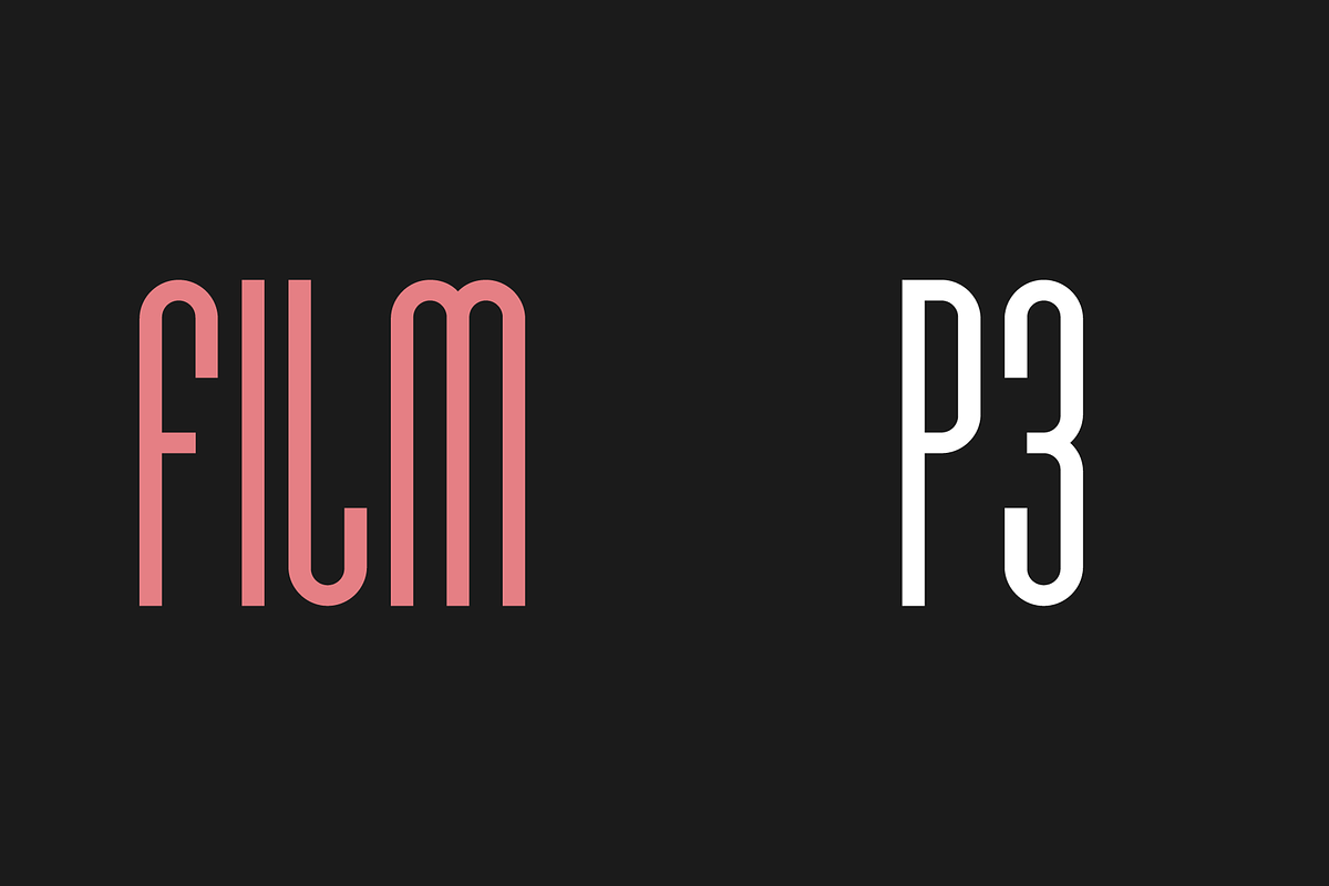 Film P3 Regular: 3 Styles, a Sans Serif Font by Fontsphere (Photo 2 of 4)