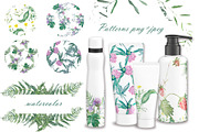 Watercolor grass and wildflowers, an Object Graphic by JuliaFast (Thumbnail 2 of 6)