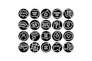 Communication chat message bubbles, an Object Graphic by pikepicture