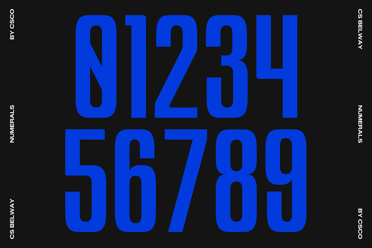 CS Belway – Condensed Font, a Sans Serif Font by Craft Supply Co. (Photo 5 of 8)