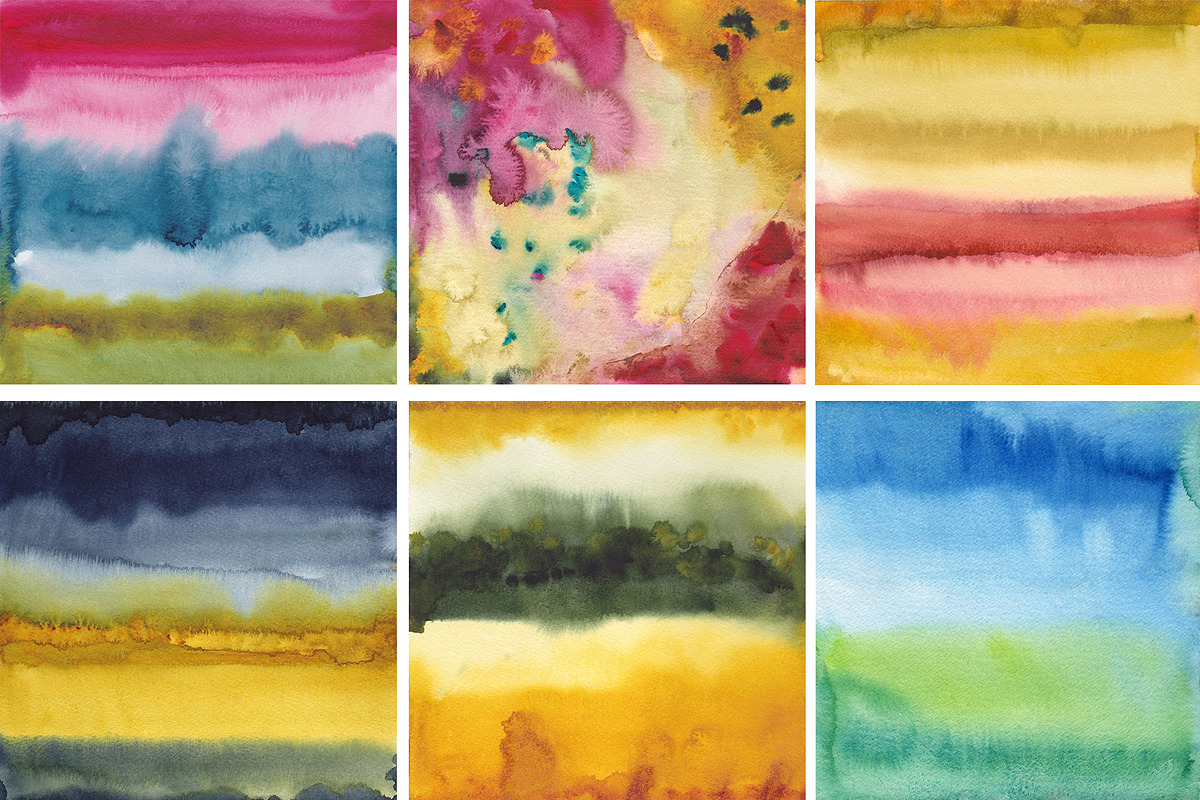 25  Abstract Watercolor Backgrounds, a Texture Graphic by Sweet Fig (Photo 6 of 10)
