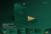 Magnetic Gift Packaging Box Mockups, a Packaging Mockup by shaikerintu (Thumbnail 1 of 17)