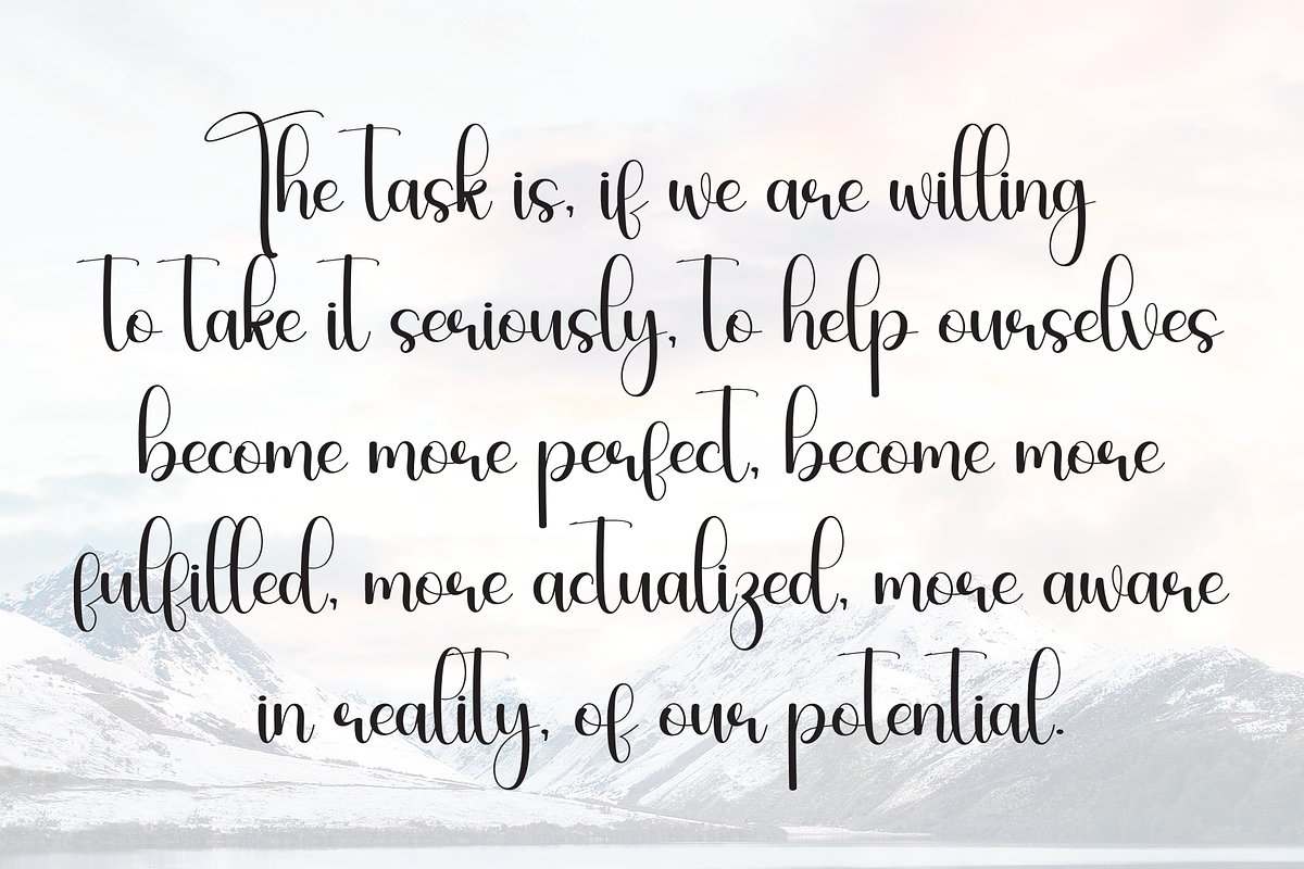 Autumn | Script Font, a Handwritten Font by Scratchones (Photo 6 of 9)