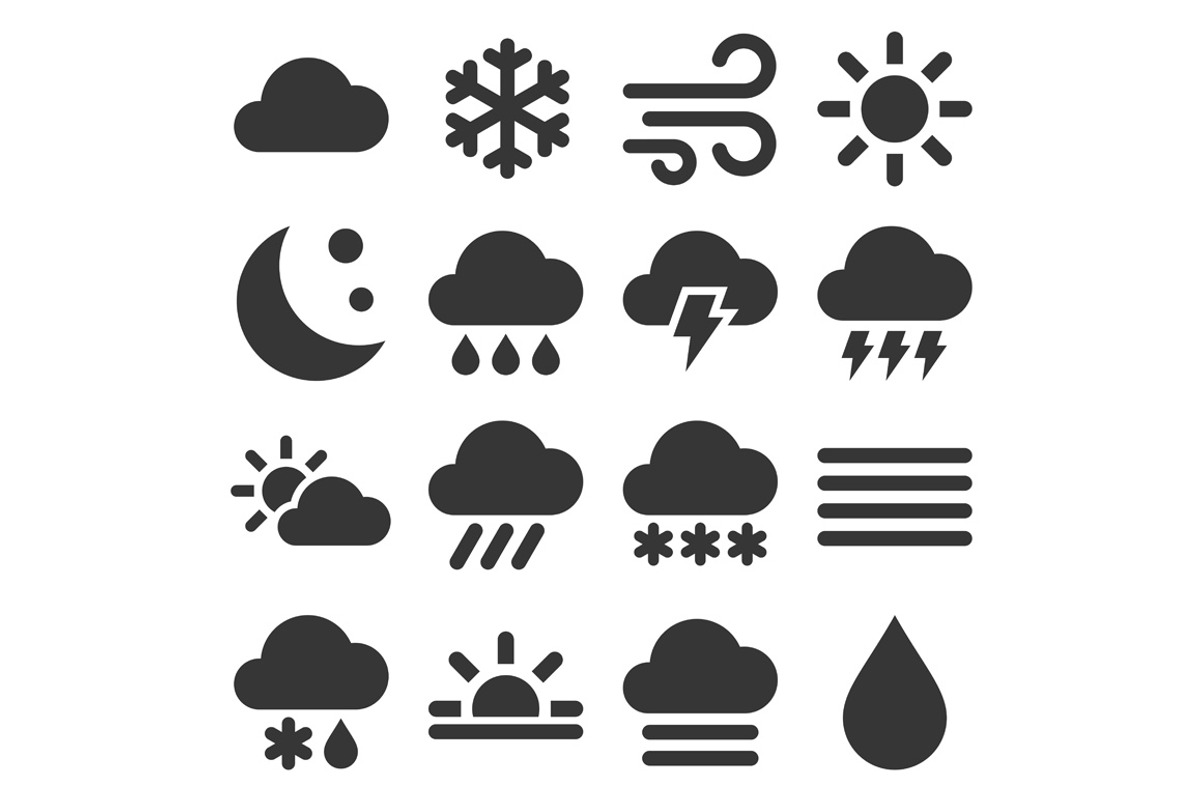 Weather Icons Set, an Icon by in8finity (Photo 2 of 2)