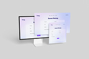 High-Quality iMac Screen Mockup, a Mac Mockup by swsi-studio (Thumbnail 2 of 5)