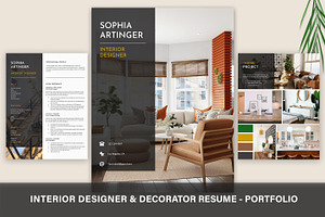 Interior Designer Resume - Portfolio