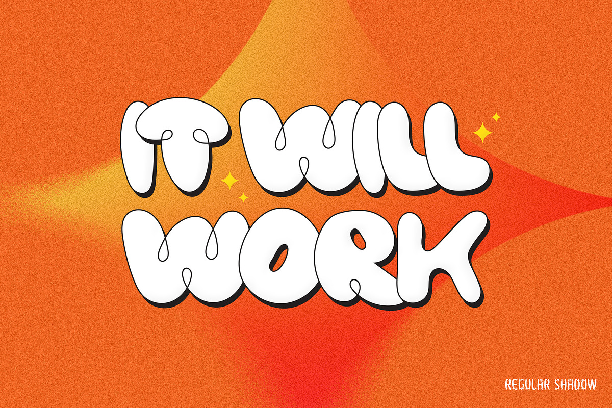 Bubblicity | Bubble Font Family, a Sans Serif Font by Ckybe's Corner (Photo 2 of 13)