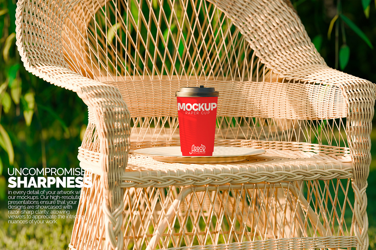 Paper Coffee Cup Mockup Arbor Coll., a Cups & Container Mockup by Banana Mockups (Photo 2 of 6)