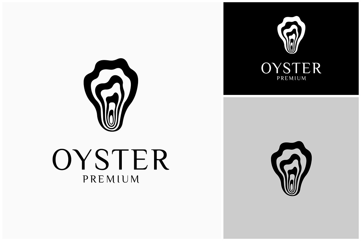 Oyster Shell Scallop Pearl Clam Logo, a Branding & Logo Template by ika trisiana