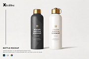 Water Bottle Mockup, a Household Mockup by Xtrahive (Thumbnail 1 of 3)