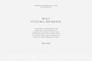 FLORAL WINTER BOX Watercolor Bundle, a Seasonal Illustration by Muse Artist (Thumbnail 2 of 95)