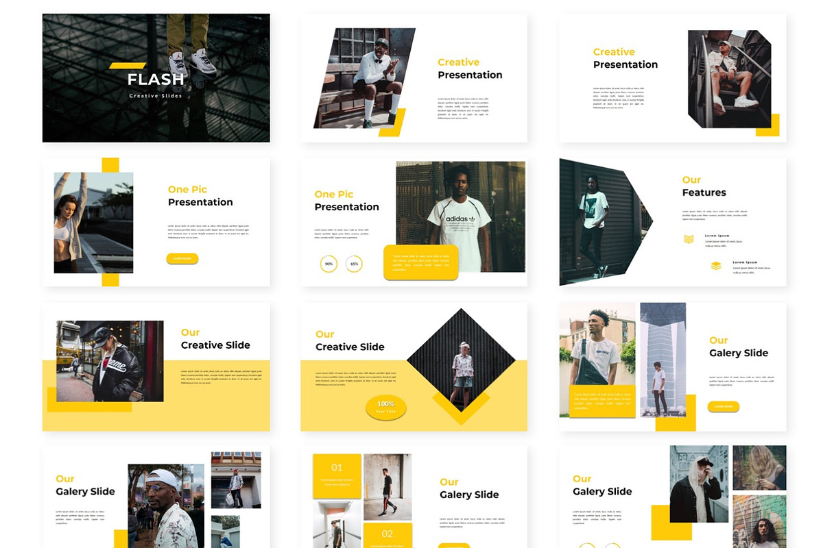 Flash - Powerpoint Template, a Presentation Template by AQR Studio
