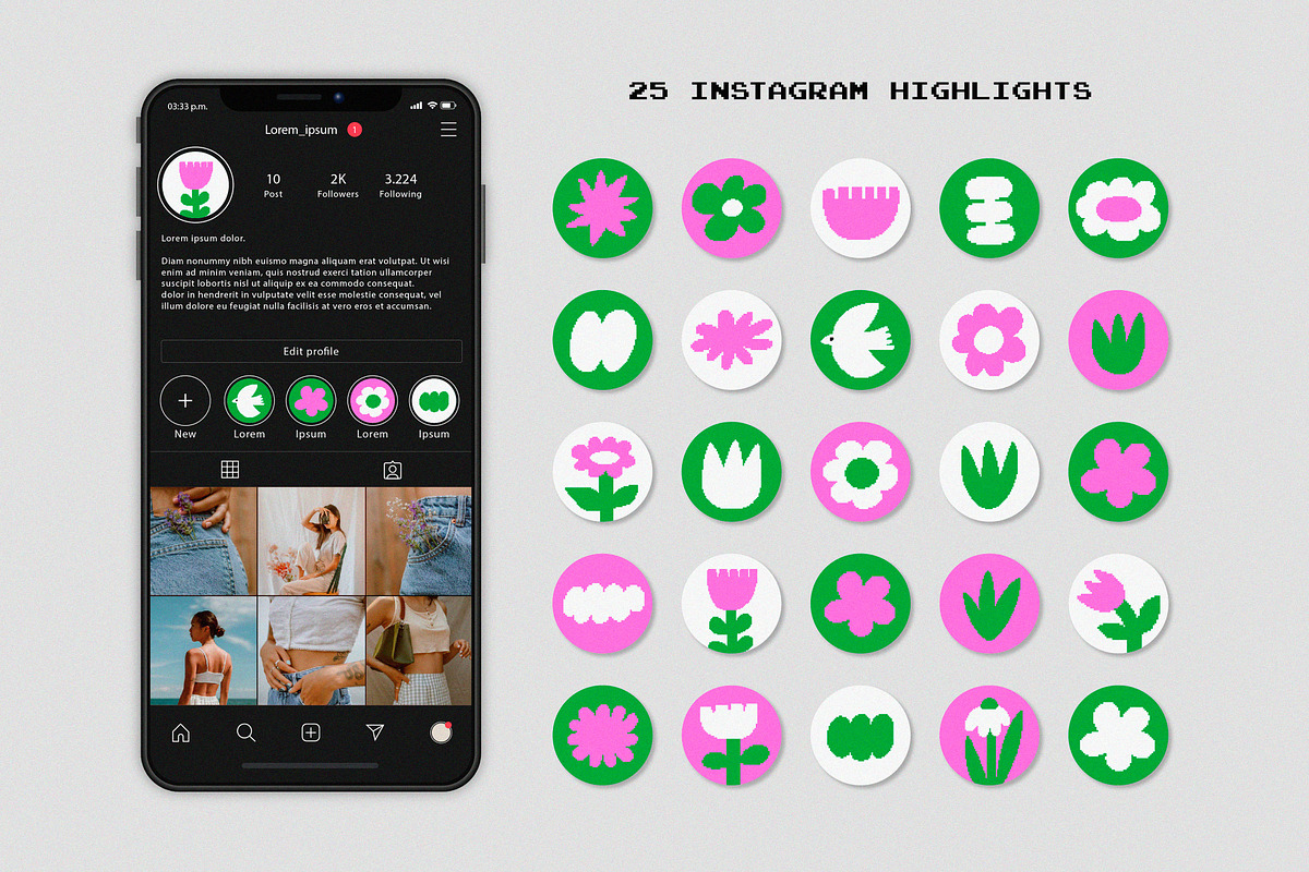 PIXEL BLOOM, a Social Media Template by Bosotochka♥Art (Photo 7 of 10)