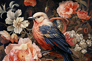 Birds Mythical World, a Background Graphic by Printable Treasure (Thumbnail 2 of 4)