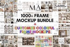 Entire Shop Frame Mockup Bundle