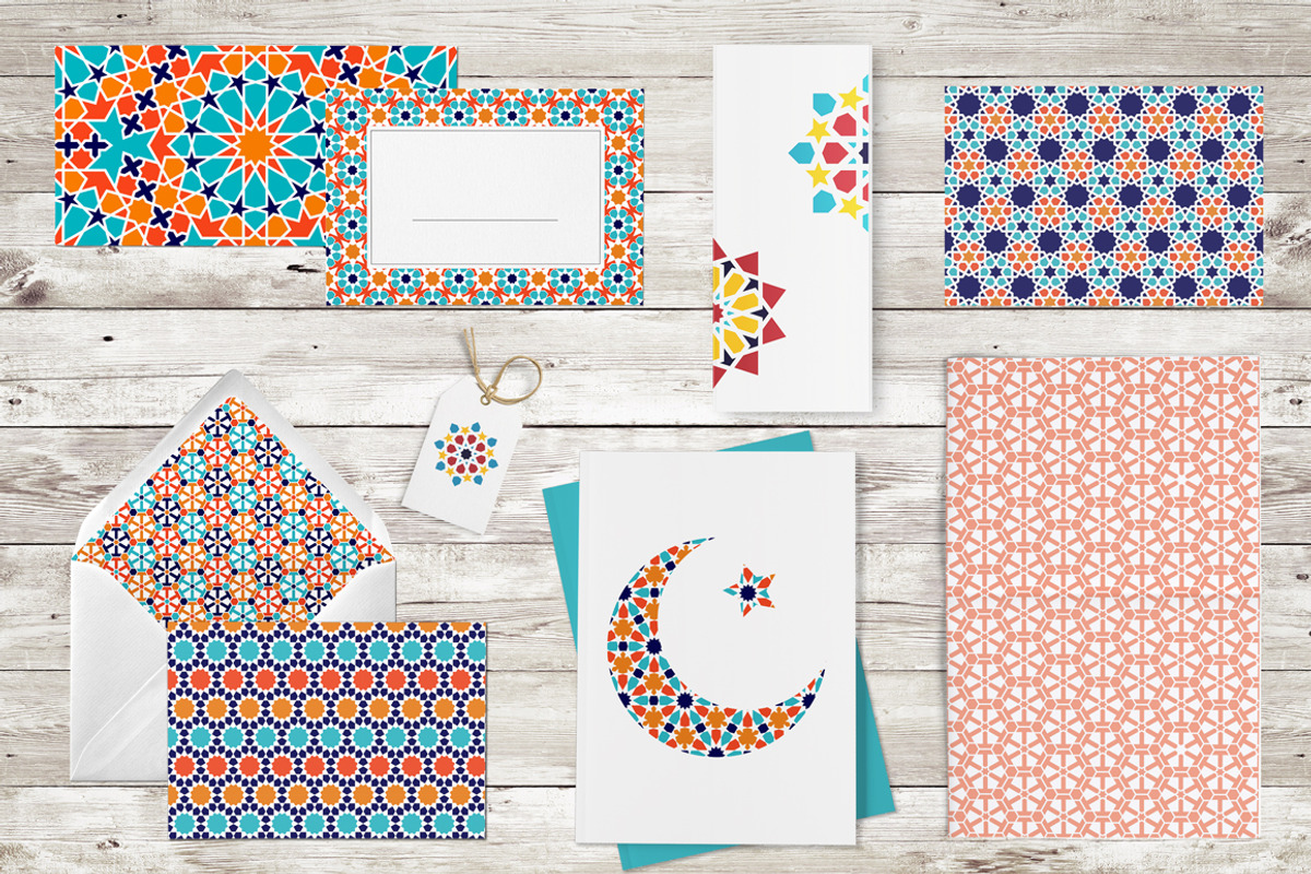 Islamic seamless patterns bundle, a Pattern Graphic by Yapanda (Photo 2 of 6)