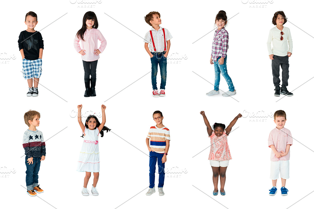 The Best Kids PSD Bundle, a Graphic by rawpixel