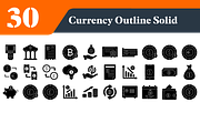 Currency Solid Icons Bundle, a Solid Icon by EllaMaiyaali (Thumbnail 3 of 3)