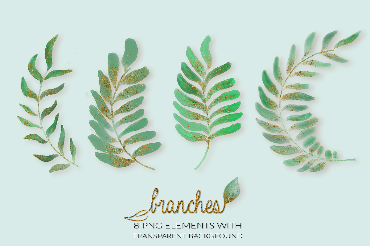 Branches & Splatter Kit, a Brush Add-On by PandoraDreams (Photo 2 of 38)