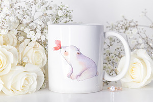 Mug Mockup- White Roses