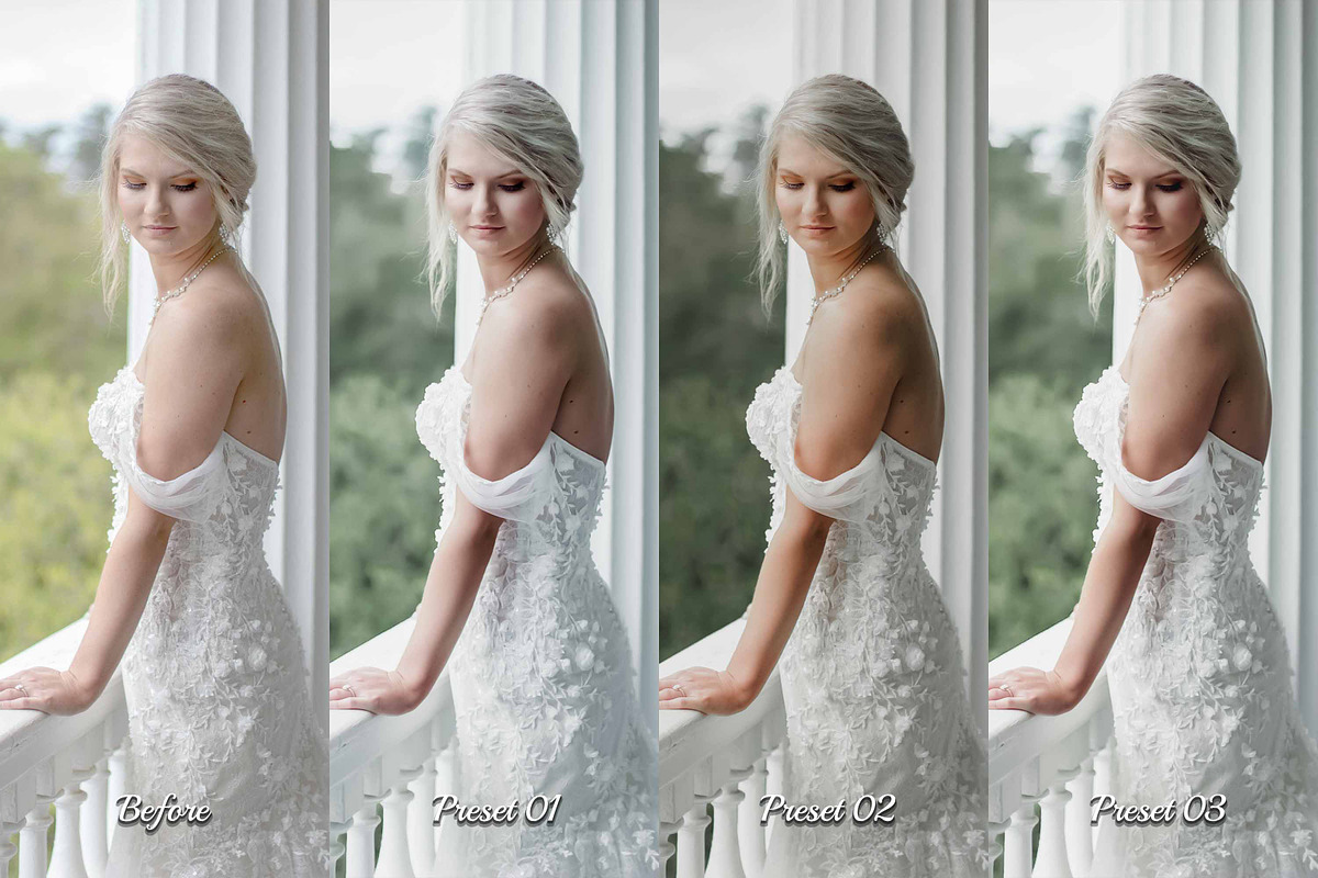 30 Bridal Lightroom Bundle, a Preset Add-On by 3Motional (Photo 4 of 11)