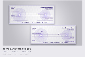 Bank Check Template