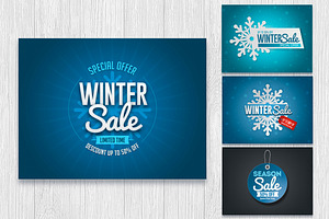 Winter Sale Banner, a Templates & Theme by DesignWorkz