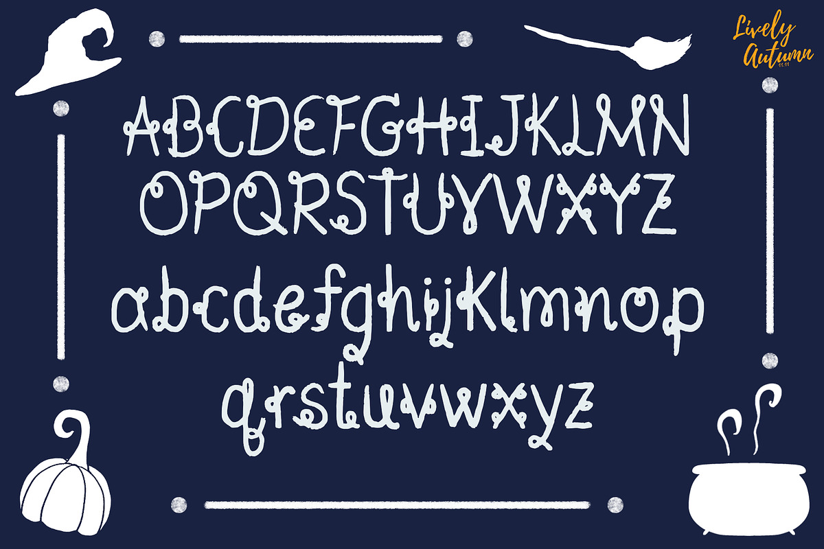 Witchcraft | Handwriting font, a Handwritten Font by LivelyAutumn11.11 (Photo 2 of 4)