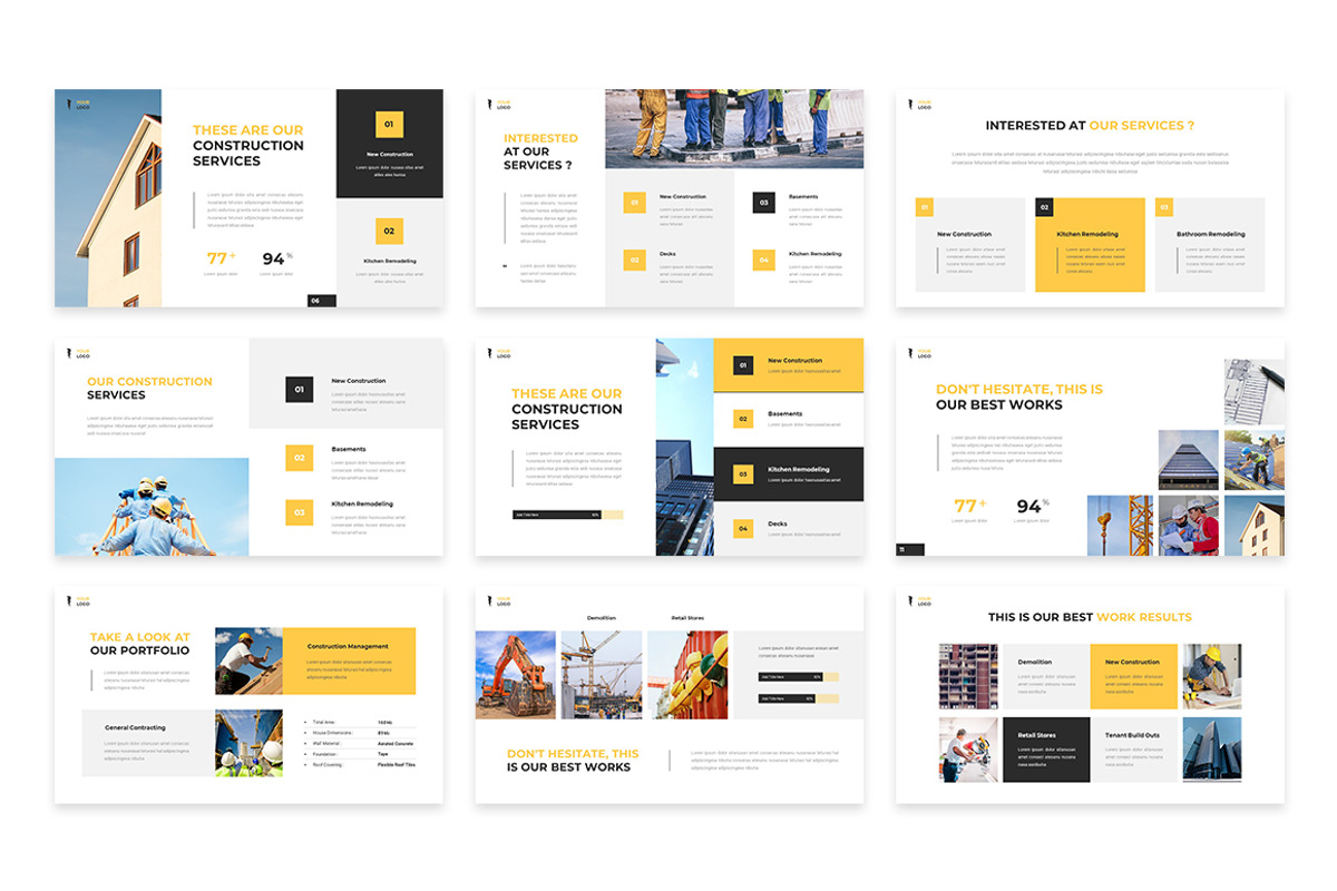 Constructa - Construction Powerpoint, a Presentation Template by Design Persona (Photo 3 of 5)