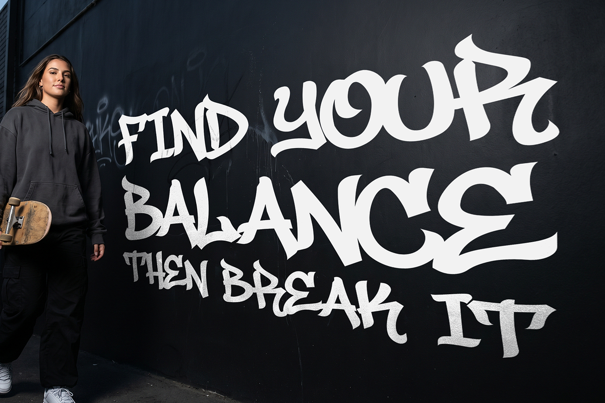 Junky Style - Freestyle Graffiti, a Handwritten Font by figuree studio (Photo 2 of 8)