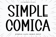 Simple Comica, a Sans Serif Font by FreshTypeINK (Thumbnail 1 of 7)