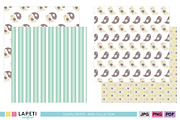 Spring Bird Digital Paper Pack, a Pattern Graphic by Lapeticrafter (Thumbnail 3 of 5)