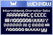 Autonomous Flight font, a Blackletter Font by weknow (Thumbnail 8 of 8)