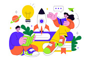 10 Book Week Illustration, an Education Illustration by denayunebgt (Thumbnail 4 of 4)