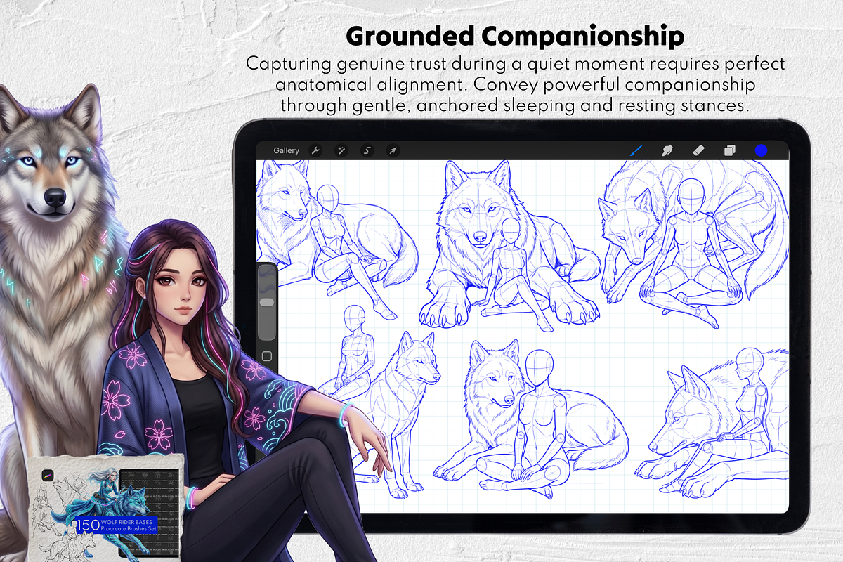 Procreate Fantasy Stamps Bundle, a Brush Add-On by Selentaori Studio (Photo 8 of 20)