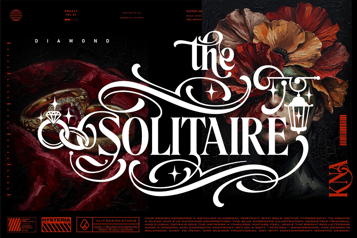 Aurelia Diamond Typeface, a Serif Font by alit design (Photo 8 of 20)