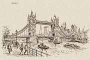 London Cityscape Hand-Drawn Vector, a Decorative Illustration by Alara Studio (Thumbnail 2 of 8)