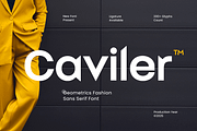 Caviler - Geometric Sans Serif Font, a Sans Serif Font by TokoPress (Thumbnail 1 of 12)