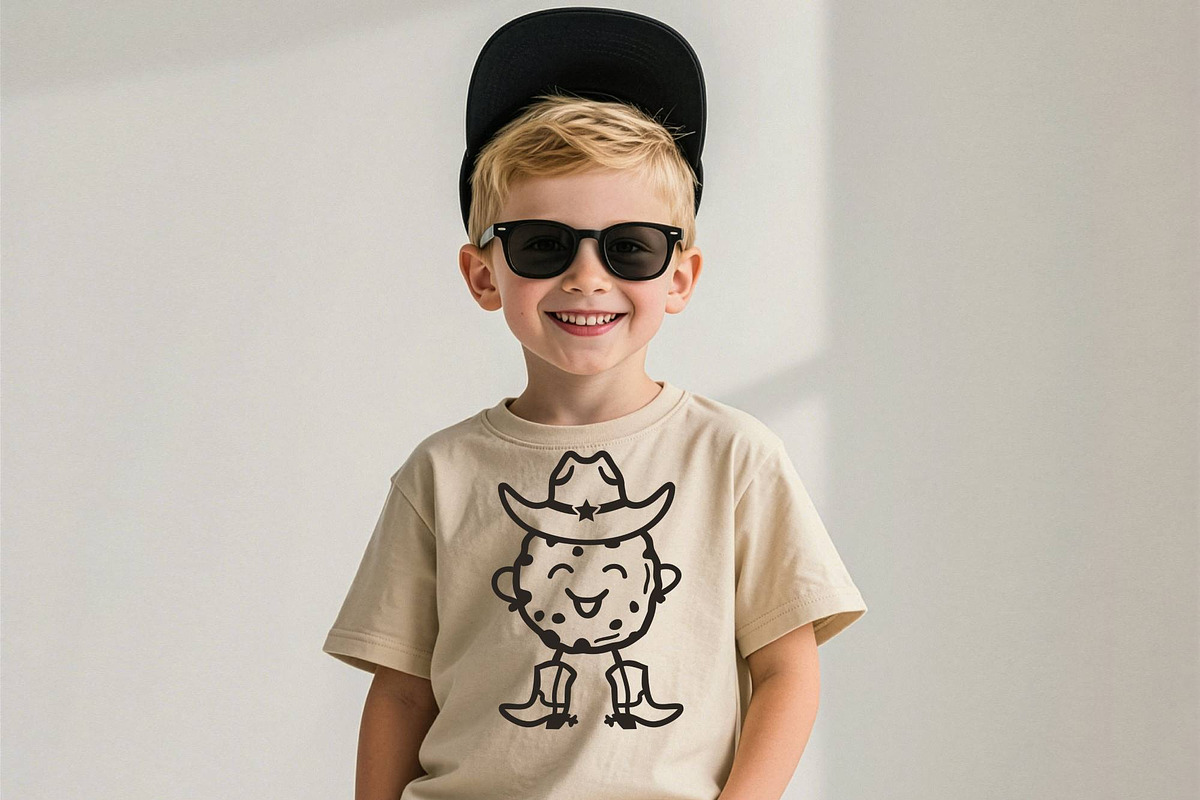 Cowboy Cookie SVG Clipart | Western, a Graphic by TanchaArt (Photo 7 of 10)