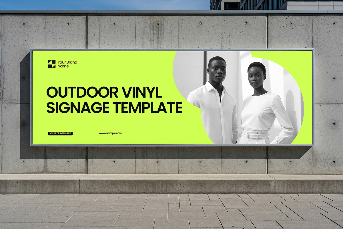 Outdoor Billboard Banner Mockup, a Product Mockup by graphypix (Photo 1 of 4)