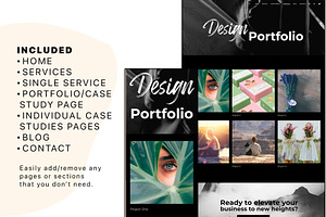 Squarespace Template Art Portfolio